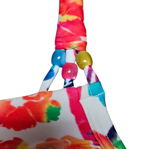 Amoena Bikini Top Size 8B Masectomy Swimwear Floral New With Tags - Picture 3 of 9